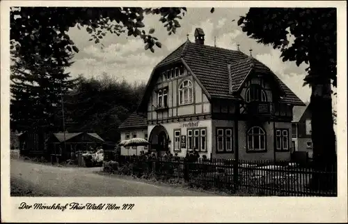 Ak Elgersburg in Thüringen, Mönchhof, Gaststätte