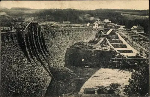 Ak Klingenberg im Erzgebirge Sachsen, König Friedrich August Talsperre