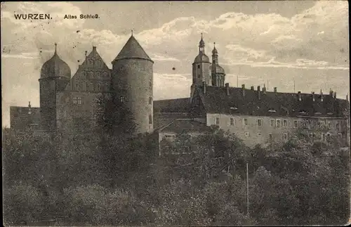 Ak Wurzen in Sachsen, Altes Schloss