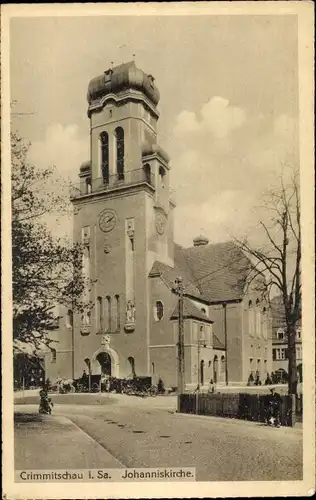 Ak Crimmitschau in Sachsen, Johanniskirche