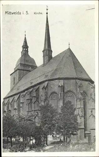 Ak Mittweida in Sachsen, Kirche