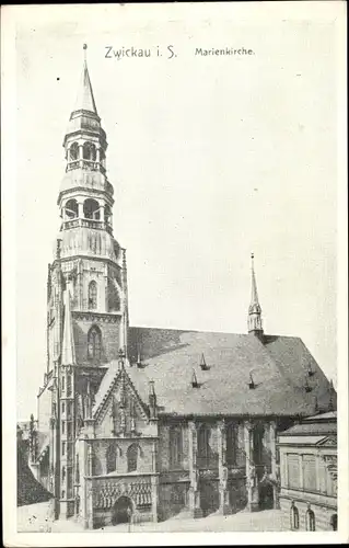 Ak Zwickau in Sachsen,  Marienkirche