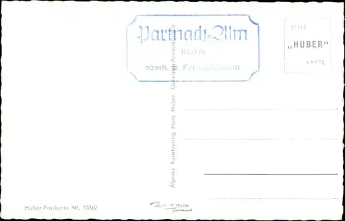 Ak Garmisch Partenkirchen in Oberbayern, Partnachalm, Bauernstube