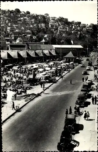 Ak Antananarivo Tananarive Madagaskar, Avenue du 18 Juin et Colline de Faravahitra