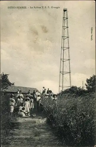 Ak Diego Suarez Antsiranana Madagaskar, Le Pylone T. S. F. Orangea