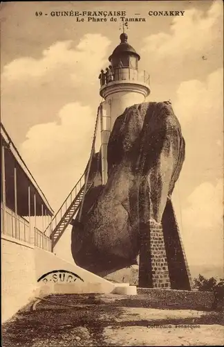 Ak Conakry Guinea, Le Phare de Tamara, Leuchtturm
