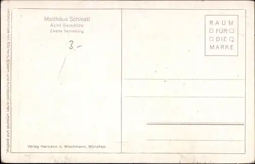 Künstler Ak Schiestl, Matthäus, Kirchlein in Franken