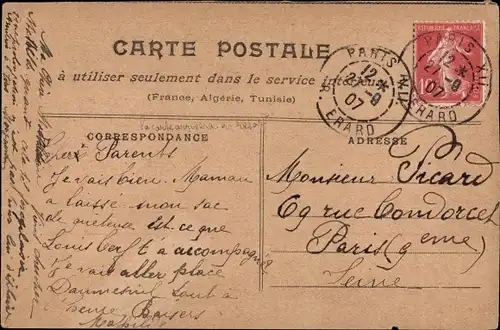 Ak La Petite Fileuse, Junge Frau beim Spinnen, Spinnrad