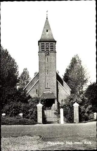Ak Nieuwdorp Zeeland Niederlande, Ned. Herv. Kerk