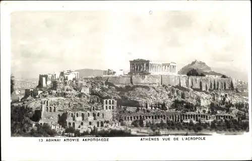Ak Athen Griechenland, Akropolis