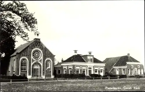 Ak Pieterburen Groningen Niederlande, Geref. Kerk