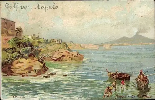 Künstler Ak Napoli Neapel Campania, Da Marechiaro