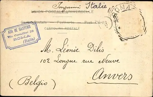 Ak Roma Rom Lazio, Chiesa della Trinita del Monti