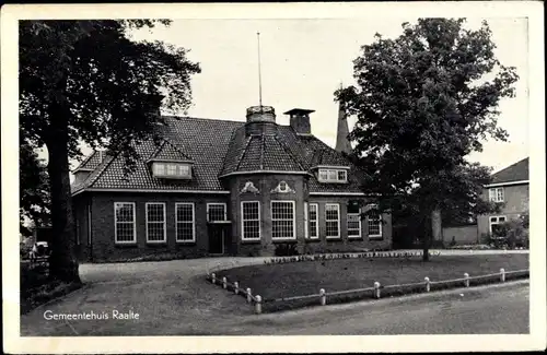 Ak Raalte Overijssel, Gemeentehuis