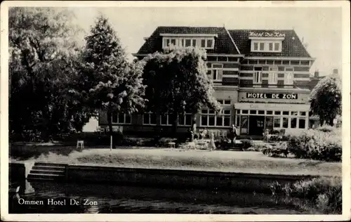 Ak Ommen Overijssel Niederlande, Hotel de Zon