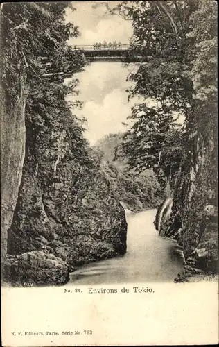 Ak Tokyo Tokio Japan, Environs, Brücke