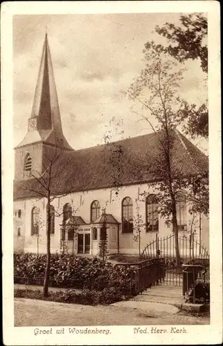 Ak Woudenberg Utrecht Niederlande, Ned. Herv. Kerk