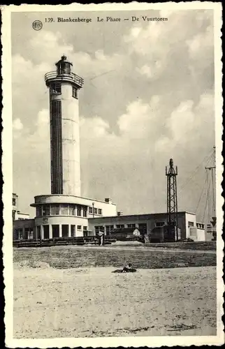 Ak Blankenberghe Blankenberge Westflandern, Le Phare, De Vuurtoren