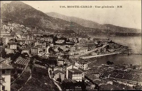 Ak Monte Carlo Monaco, Gesamtansicht