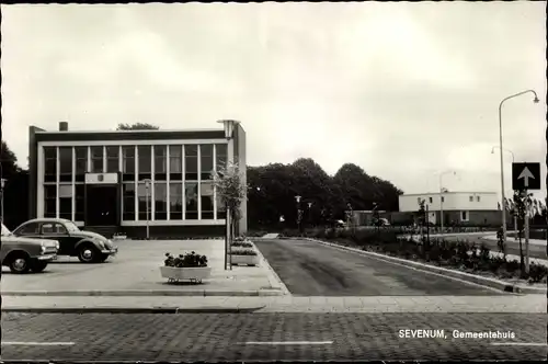 Ak Sevenum Limburg Niederlande, Gemeentehuis