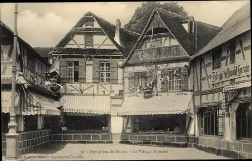 Ak Nancy Meurthe et Moselle, Exposition de Nancy, Le Village Alsacien