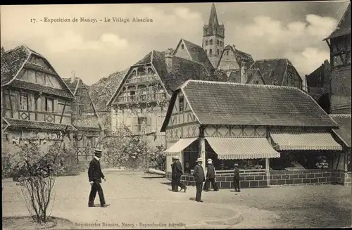Ak Nancy Meurthe et Moselle, Exposition, Le Village Alsacien