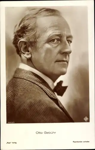 Ak Schauspieler Otto Gebühr, Portrait