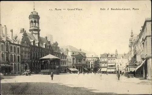 Ak Mons Wallonien Hennegau, Grand Place