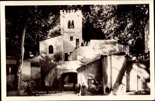 Ak Tlemcen Algerien, Porte de la Mechouan et la Tour de l'Horloge