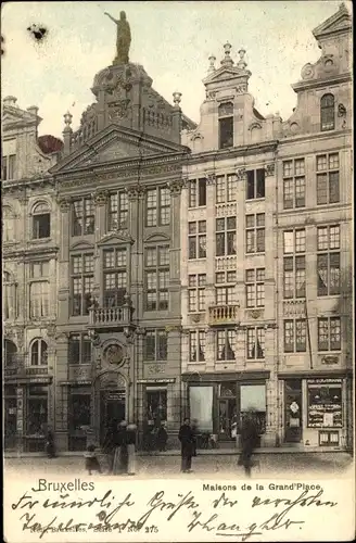 Ak Brüssel, Maisons de la Grand Place