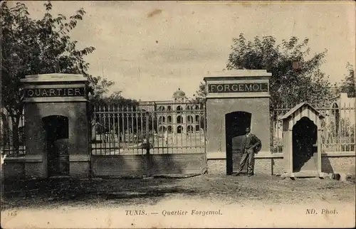 Ak Tunis Tunesien, Quartier Forgemol