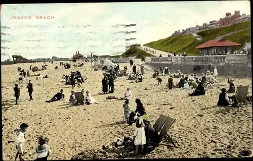Ak Sunderland Tyne and Wear England, Roker Beach