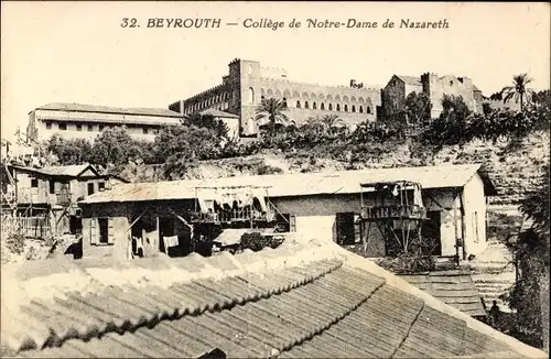 Ak Beirut Beyrouth Libanon, College de Notre Dame de Nazareth