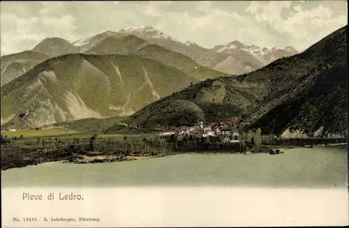 Ak Pieve di Ledro Südtirol, Gesamtansicht