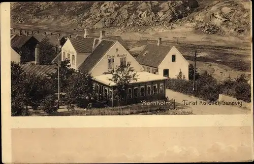 Ak Sandvig Bornholm Dänemark, Turist Hotellet, Fehldruck