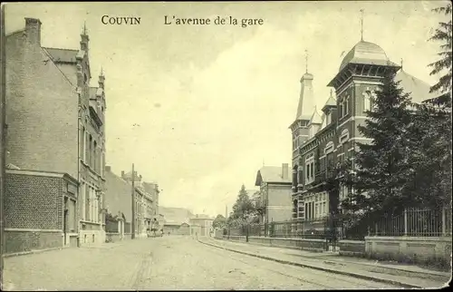 Ak Couvin Wallonien Namur, L'avenue de la gare