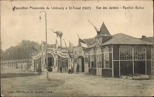 Ak Saint Trond Sint Truiden Flandern Limburg, Exposition Provinciale du Limbourg 1907, Pavillon