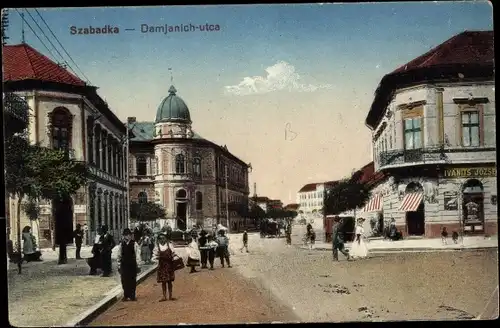 Ak Szabadka Subotica Serbien, Damjanich utca