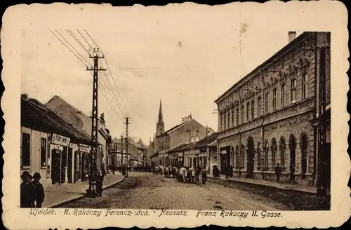 Ak Novi Sad Újvidék Neusatz Serbien, Franz Rakoczy II. Gasse