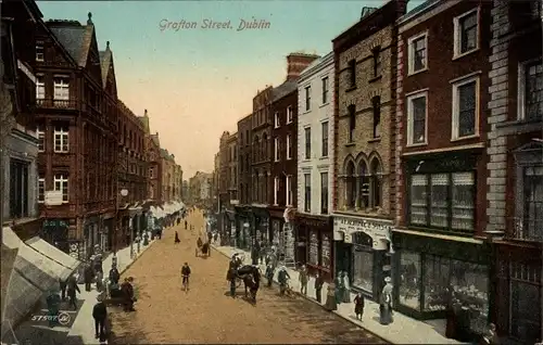 Ak Dublin Irland, Grafton Street