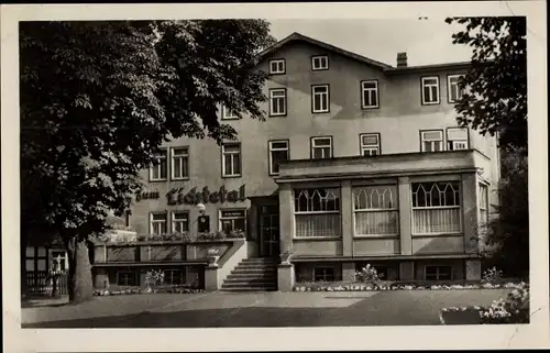 Ak Unterweißbach Thüringen, Hotel "Zum Lichtetal"