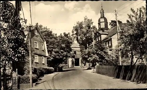 Ak Meuselbach Schwarzmühle Schwarzatal in Thüringen, Karl Marx Straße