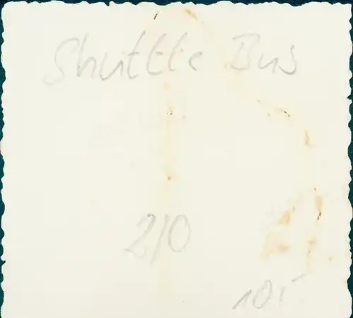 Foto Schuttle Bus mit Gepäck