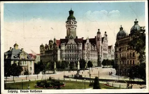 Ak Leipzig in Sachsen, Neues Rathaus