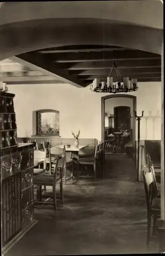 Ak Oberwiesenthal im Erzgebirge, Fichtelberghaus, HO Gaststätte