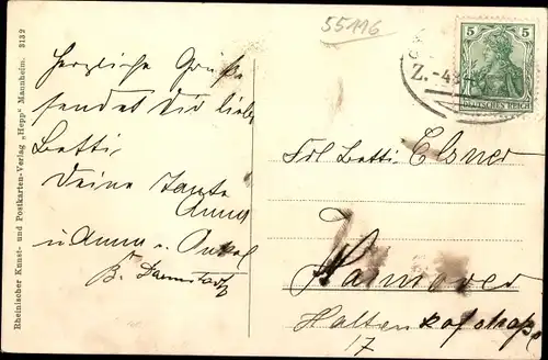 Ak Mainz am Rhein, Kaiserstraße mit Christuskirche