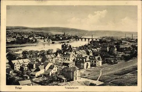 Ak Trier in Rheinland Pfalz, Totalansicht der Ortschaft