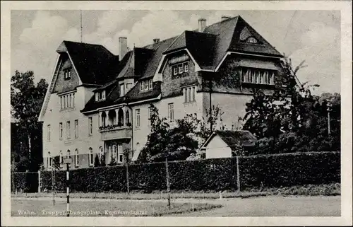 Ak Wahn Köln Nordrhein Westfalen, Truppenübungsplatz, Kommandantur