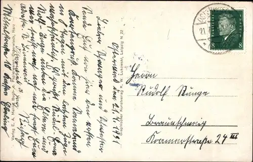 Ak Osterwieck am Harz, Schulzentor, Kirche