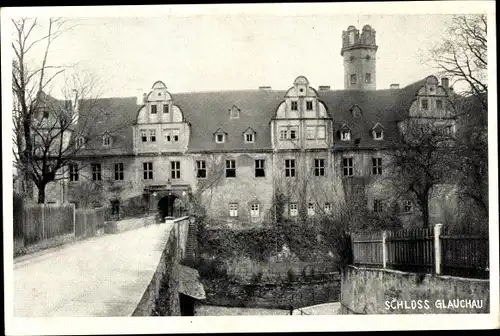 Ak Glauchau in Sachsen, Schloss Glauchau